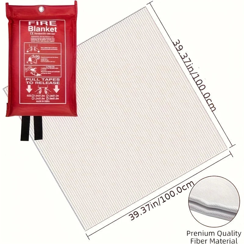 Fireproof Blanket Fiberglass Reusable 1076°F