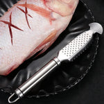 Fish Scaler 430 Stainless Steel Ergonomic Grip