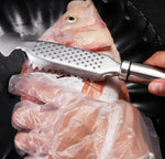 Fish Scaler 430 Stainless Steel Ergonomic Grip