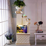 Fish Tank Roman Style White Finish