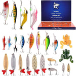 Fishing Advent Calendar 24 Compartments Lures & Hooks