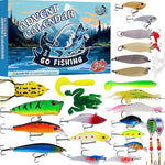 Fishing Advent Calendar 24 Compartments Lures & Hooks