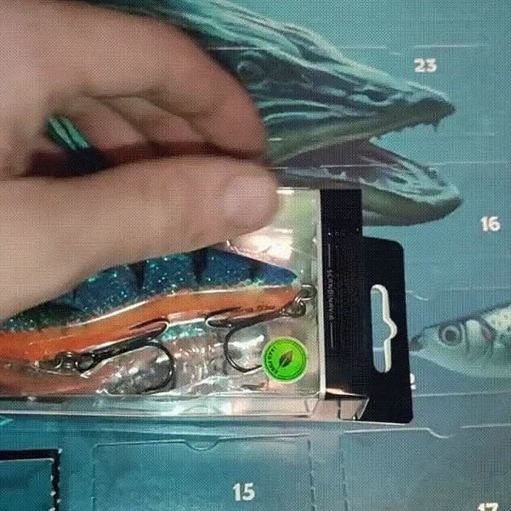 Fishing Advent Calendar 24 Compartments Lures & Hooks