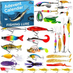 Fishing Advent Calendar 24 Compartments Lures & Hooks