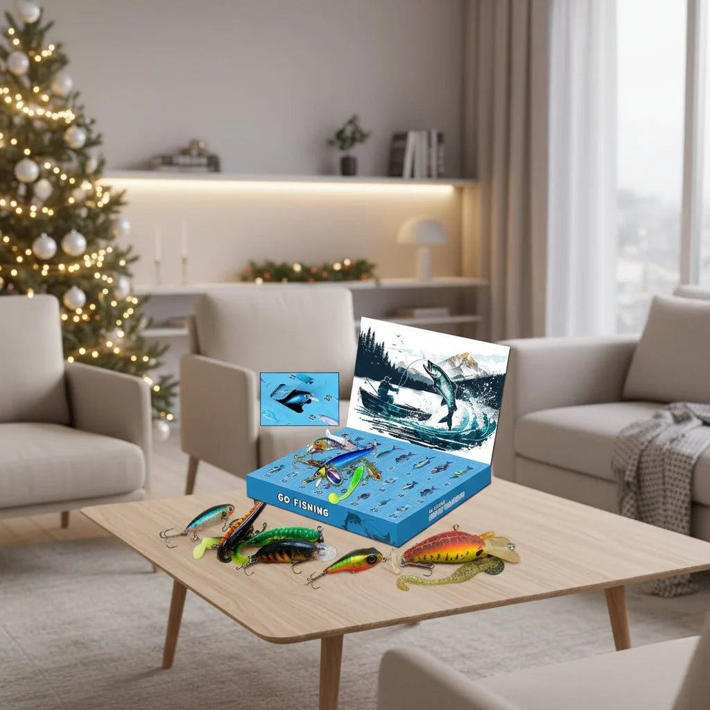Fishing Advent Calendar 24 Compartments Lures & Hooks