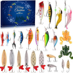 Fishing Advent Calendar 24-Day Assorted Tackle Set