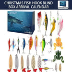 Fishing Advent Calendar 24 Unique Lures Freshwater & Saltwater