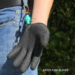 Fishing Gloves Full-Finger Cut-Resistant Latex-Coated