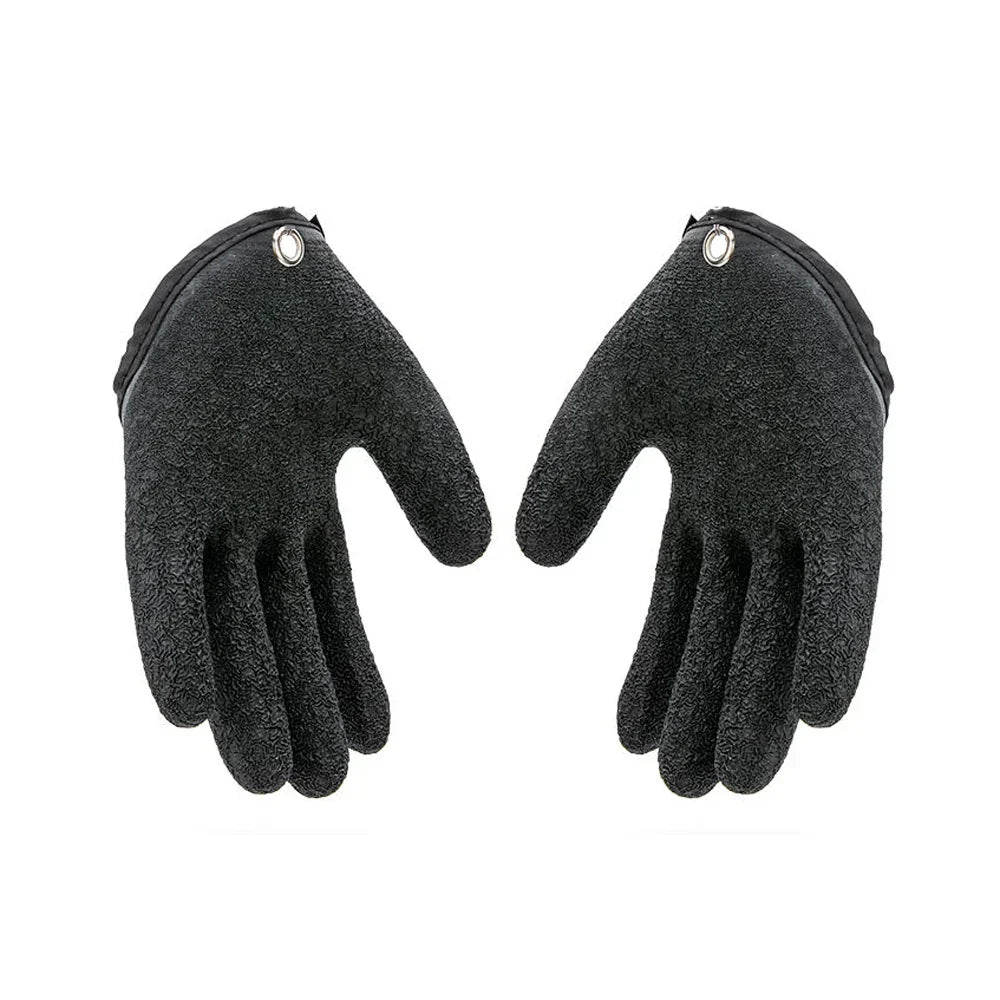 Fishing Gloves Full-Finger Cut-Resistant Latex-Coated