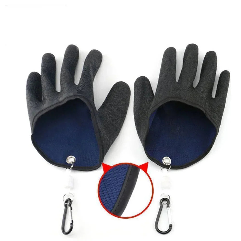 Fishing Gloves Level 5 Cut-Resistant & Non-Slip Magnetic Attachment