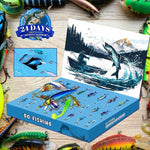 Fishing Lure Advent Calendar 24-Day Assorted Lure Set