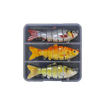 Fishing Lure Multi-Jointed Slow Sinking 3D Eyes