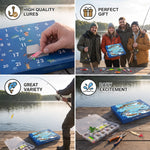 Fishing Tackle Advent Calendar 24 Compartments Assorted Lures