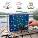 Fishing Tackle Advent Calendar 24 Compartments Assorted Lures