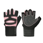 Fitness Gloves Non-Slip Grip Breathable Mesh Comfortable Fit