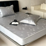 Fitted Sheet Jacquard Satin Reinforced Elastic Edges