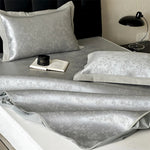 Fitted Sheet Jacquard Satin Reinforced Elastic Edges