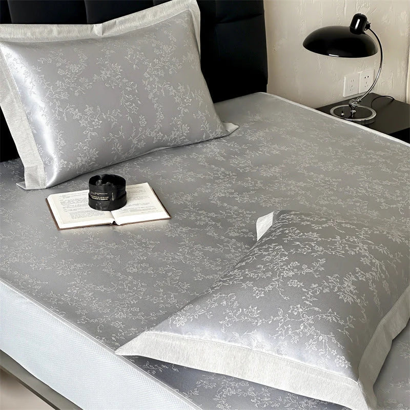 Fitted Sheet Jacquard Satin Reinforced Elastic Edges