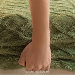Fitted Sheet Set Velour Fleece Warmth All-Around Elastic Includes Pillowcases
