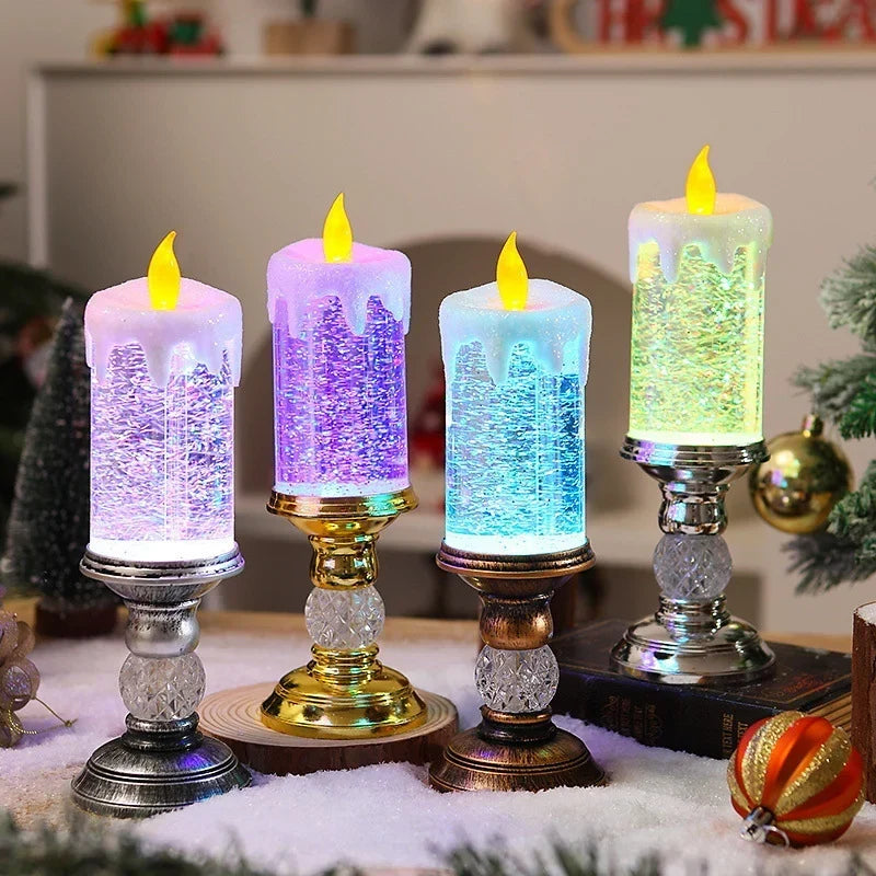 Flameless LED Candle Realistic Flicker & Color-Changing