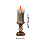 Flameless LED Candle Realistic Flicker & Color-Changing