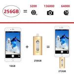 Flash Drive 3-in-1 Lightning USB-C USB-A Connectors