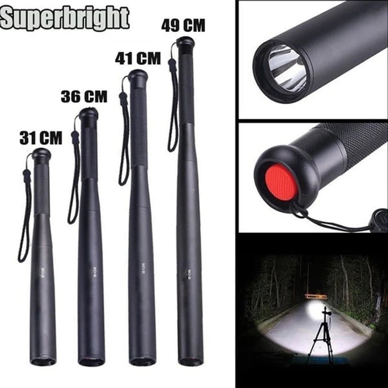 Flashlight Baseball Bat Design Aluminum Alloy Three Modes