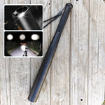 Flashlight Baseball Bat Shape Aluminum Alloy Three Modes
