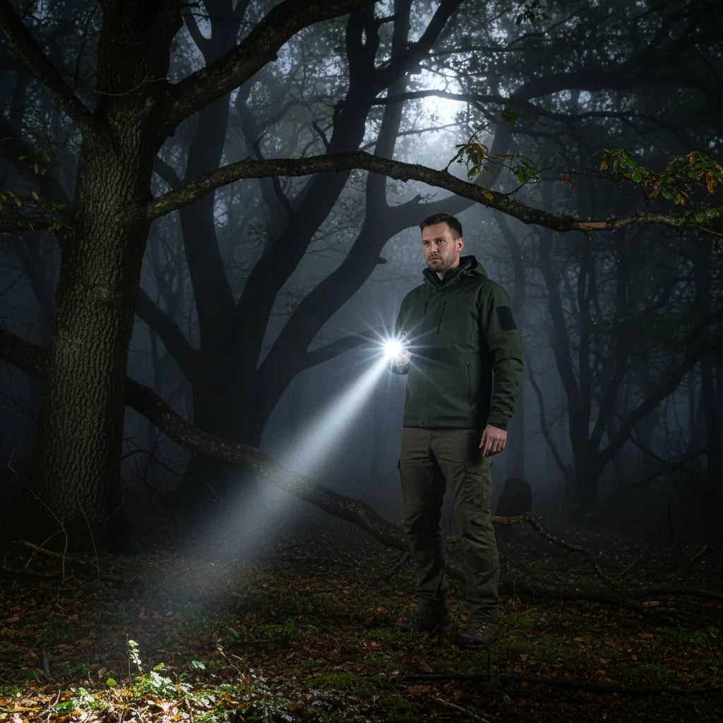 Flashlight Long-Range LED Waterproof USB-C Rechargeable