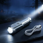 Flashlight Long-Range LED Waterproof USB-C Rechargeable