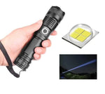 Flashlight USB Rechargeable 7000 Lumens Zoomable Beam