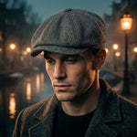 Flat Cap 100% Cotton Breathable Newsboy Design One Size Fits Most