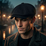 Flat Cap Cotton Newsboy Style Breathable One Size Fits Most