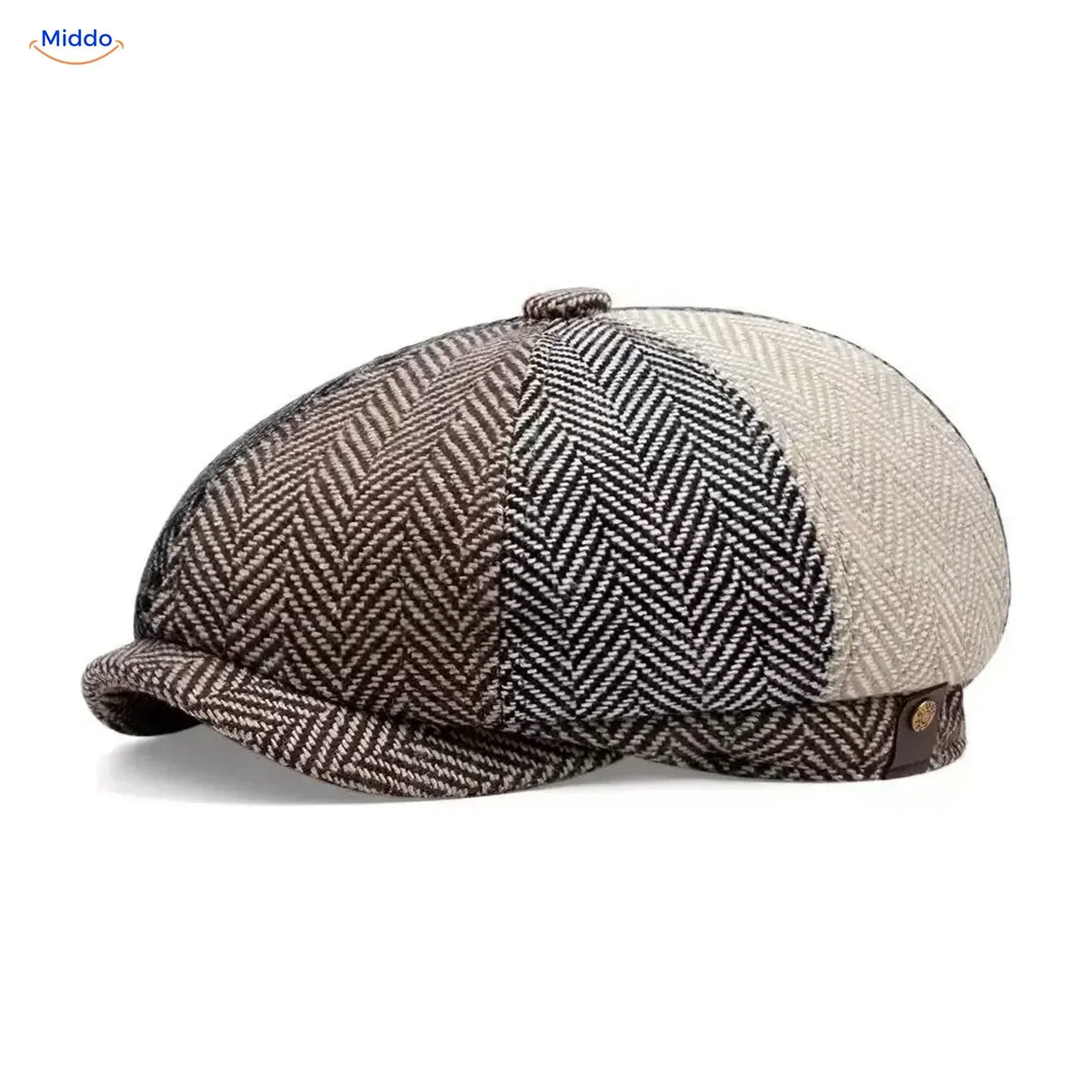 Flat Cap Eight-Panel Lightweight Foldable