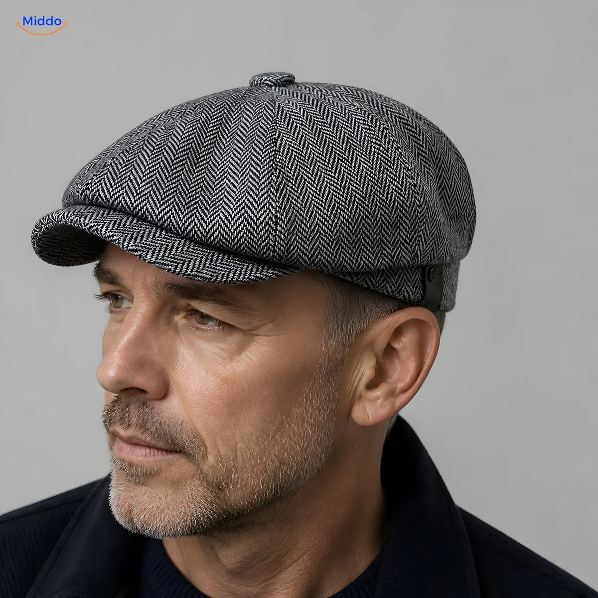 Flat Cap Eight-Panel Lightweight Foldable