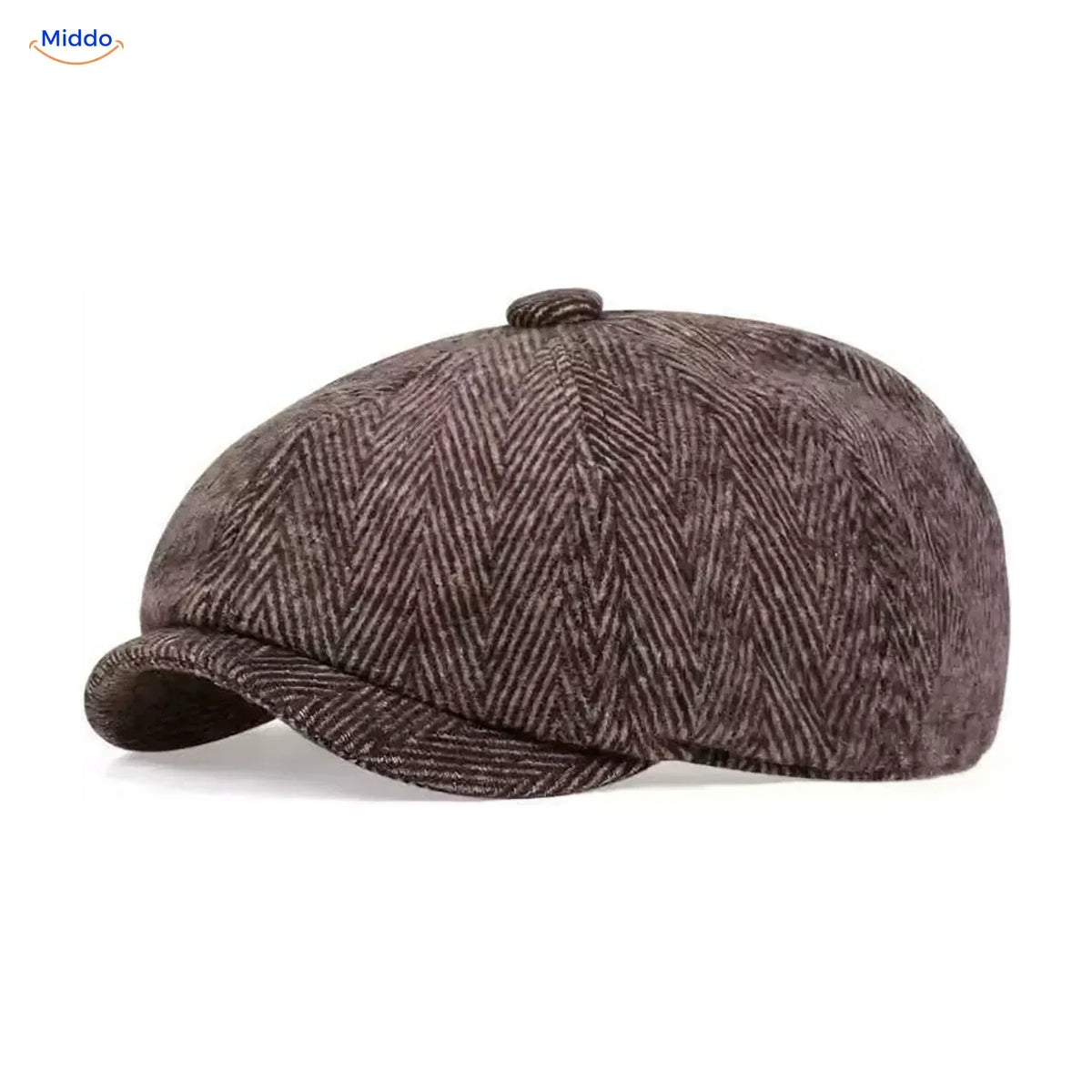 Flat Cap Eight-Panel Lightweight Foldable