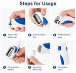 Flea Comb Battery-Powered Detachable Stainless Steel