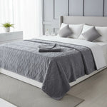 Fleece Blanket Double-Layer Machine-Washable Pilling-Resistant