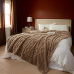 Fleece Blanket Double-Layer Machine-Washable Pilling-Resistant