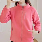 Fleece Jacket Full-Zip Lightweight Warm High Collar