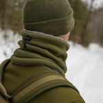 Fleece Neck Warmer Adjustable Drawstring Multiway Face Covering