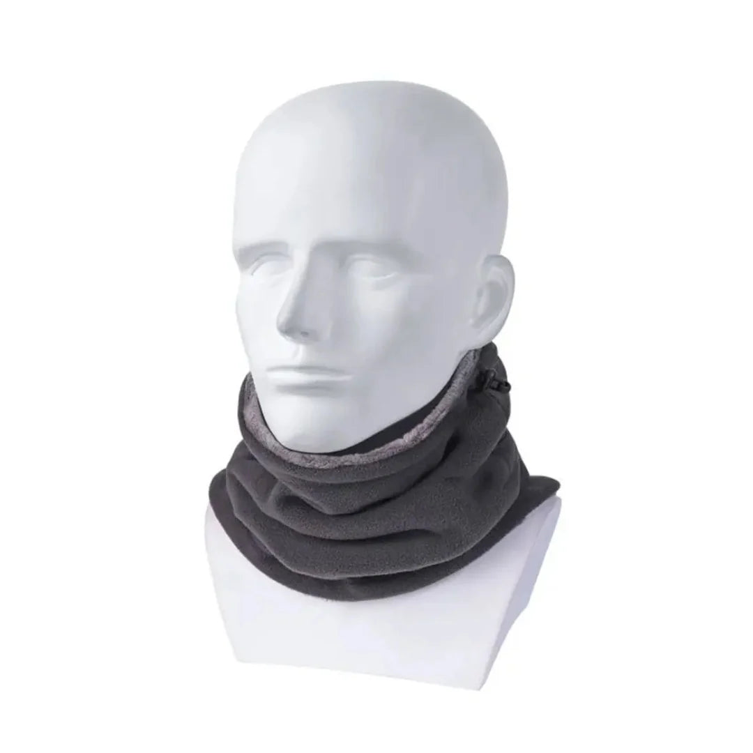 Fleece Neck Warmer Adjustable Drawstring Multiway Face Covering