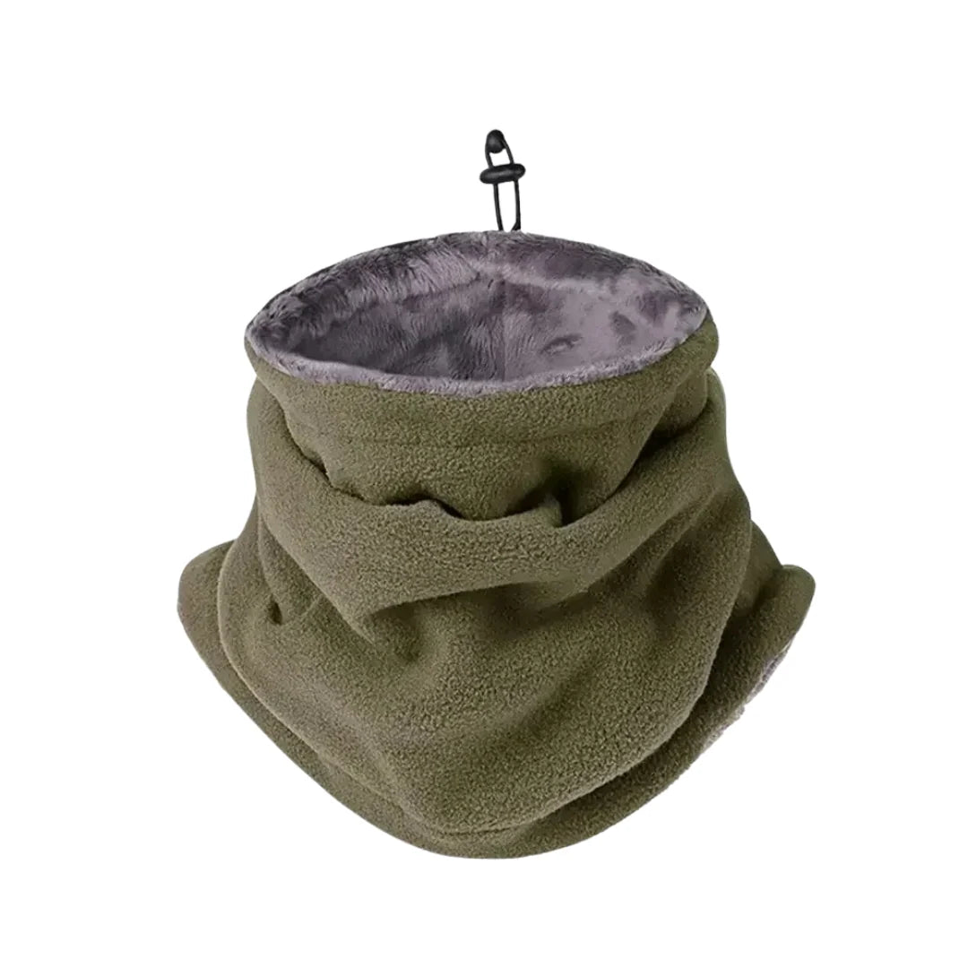 Fleece Neck Warmer Adjustable Drawstring Multiway Face Covering