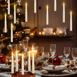 Floating Candle Set Flameless Flickering Wand Remote