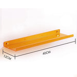 Floating Shelf Acrylic Wall-Mounted Single-Level Display Shelf