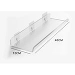 Floating Shelf Acrylic Wall-Mounted Single-Level Display Shelf