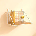 Floating Shelf Iron Drill-Free Installation Space-Saving