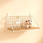 Floating Shelf Iron Drill-Free Installation Space-Saving