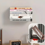 Floating Shelf Iron Wall-Mounted Space-Saving