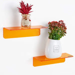Floating Shelves Acrylic Set of 2 Colorful Design